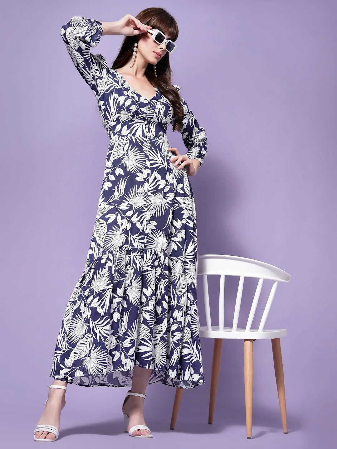 Flawless Women Floral Print Maxi Dress | TROPICAL