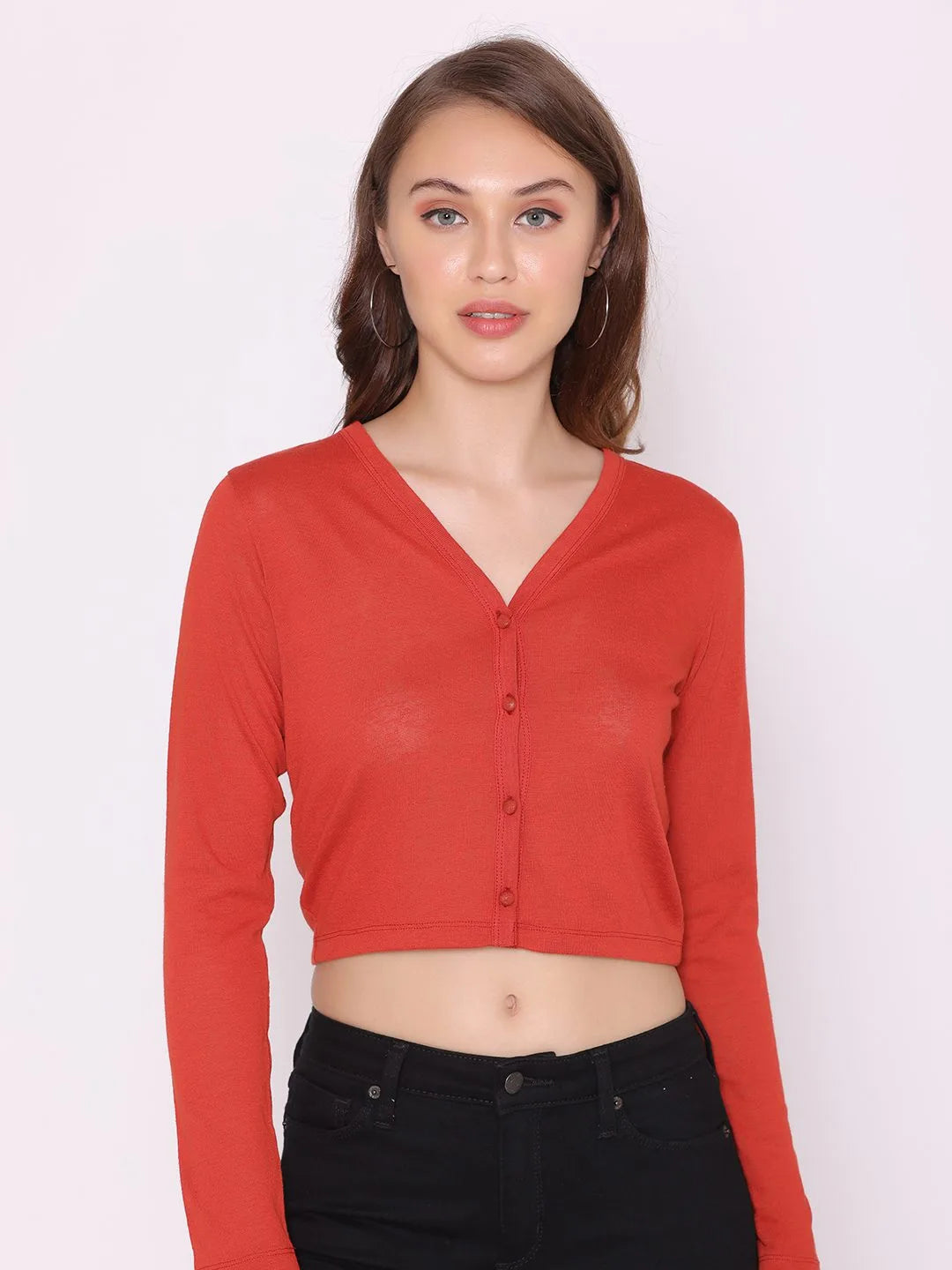 Flawless Women Club Rust Top Being Flawless