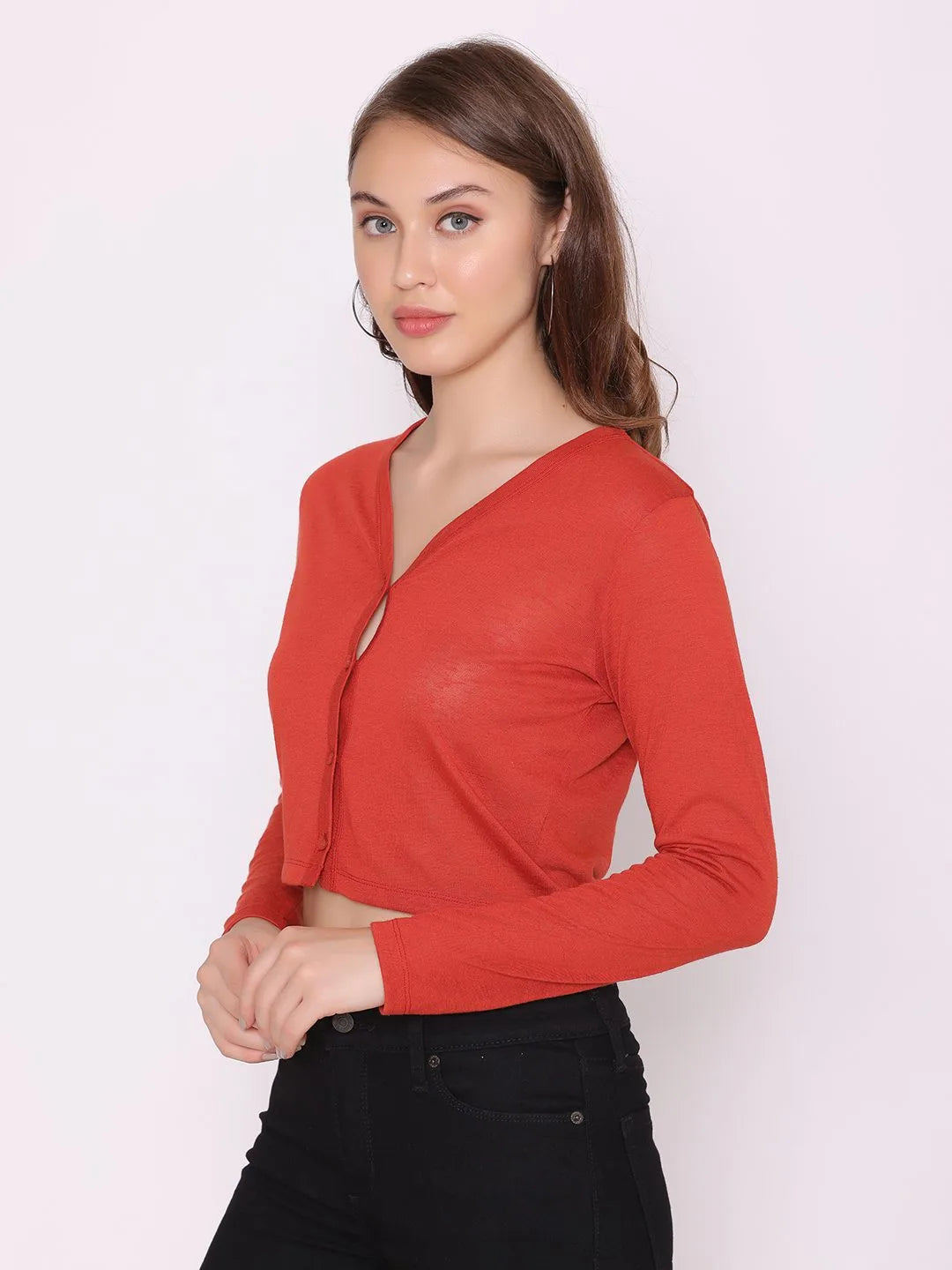 Flawless Women Club Rust Top Being Flawless
