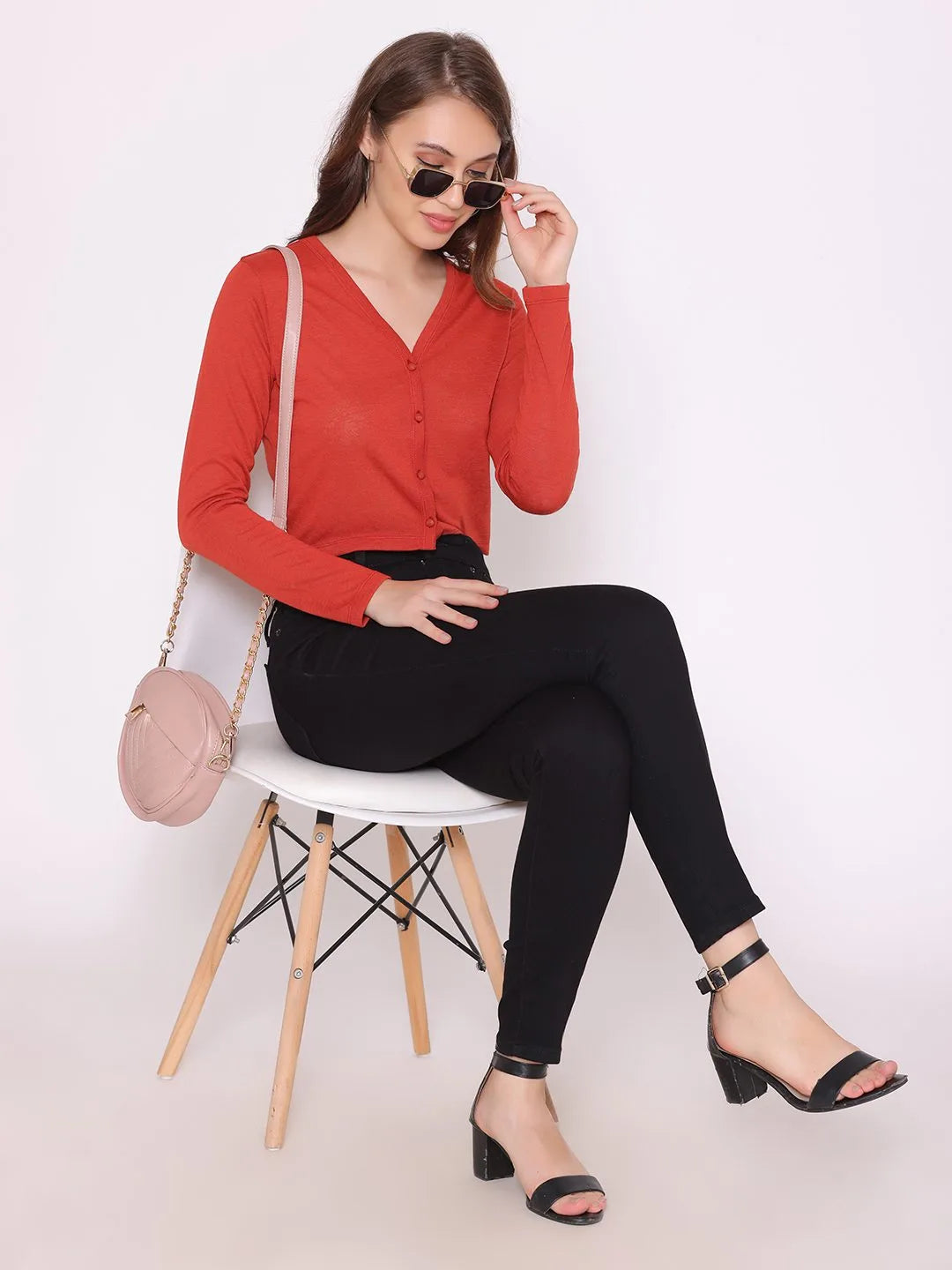 Flawless Women Club Rust Top Being Flawless