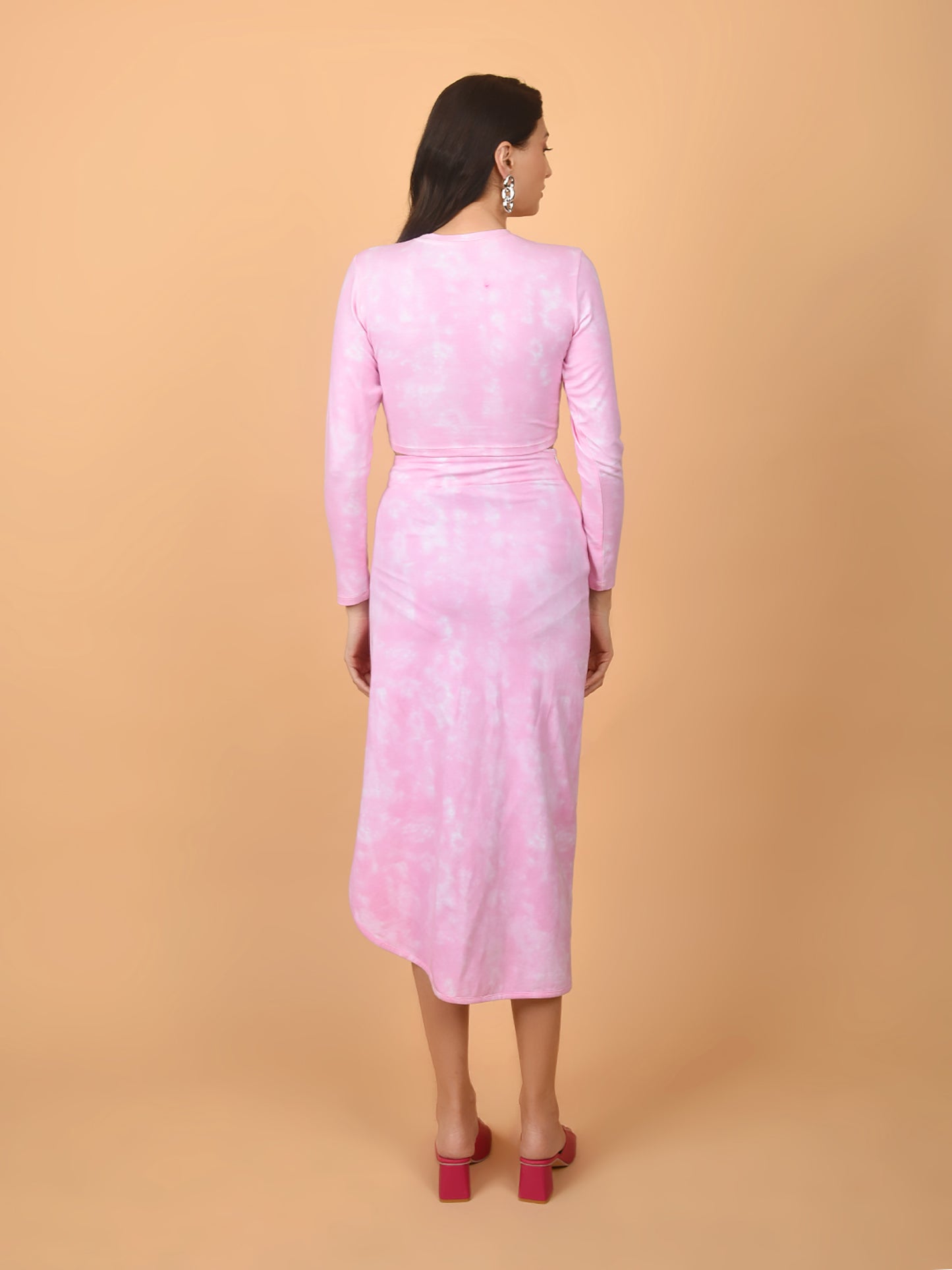 Flawless Women Pink TIE-DYE Co-Ord Sets | KIM Being Flawless