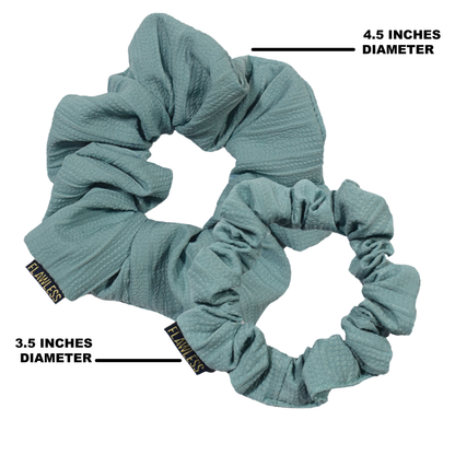 Flawless Soft Sugarcane-Crape Scrunchies -Set of 2 Being Flawless