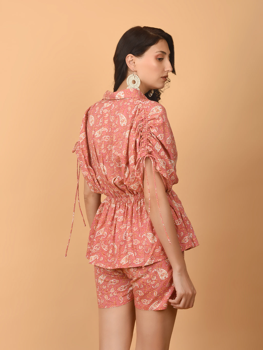 Flawless Women Pink Printed Co-Ord Sets | AMAYRA Being Flawless