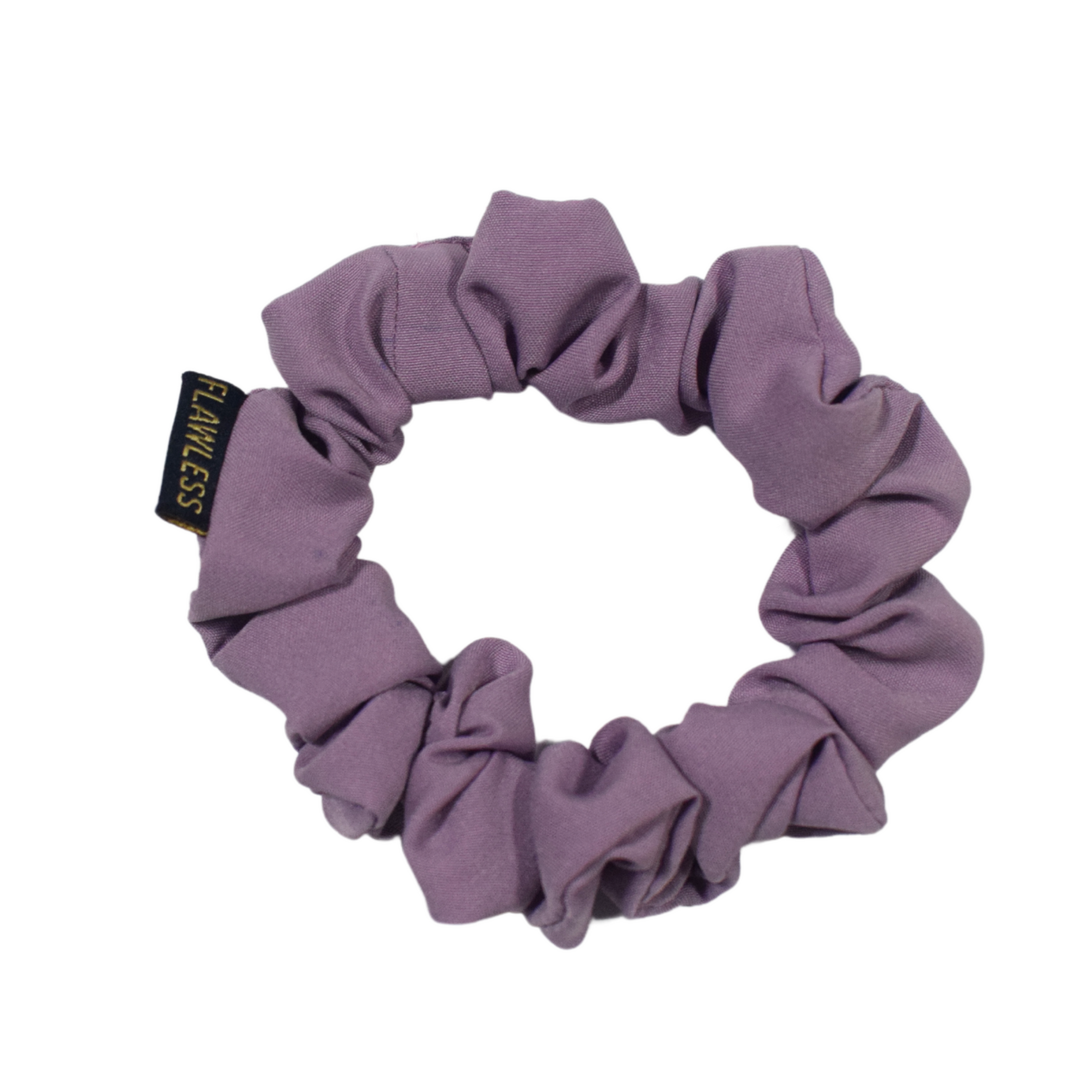 Flawless Soft Polycrepe Purple Scrunchies (Set of 2) Being Flawless