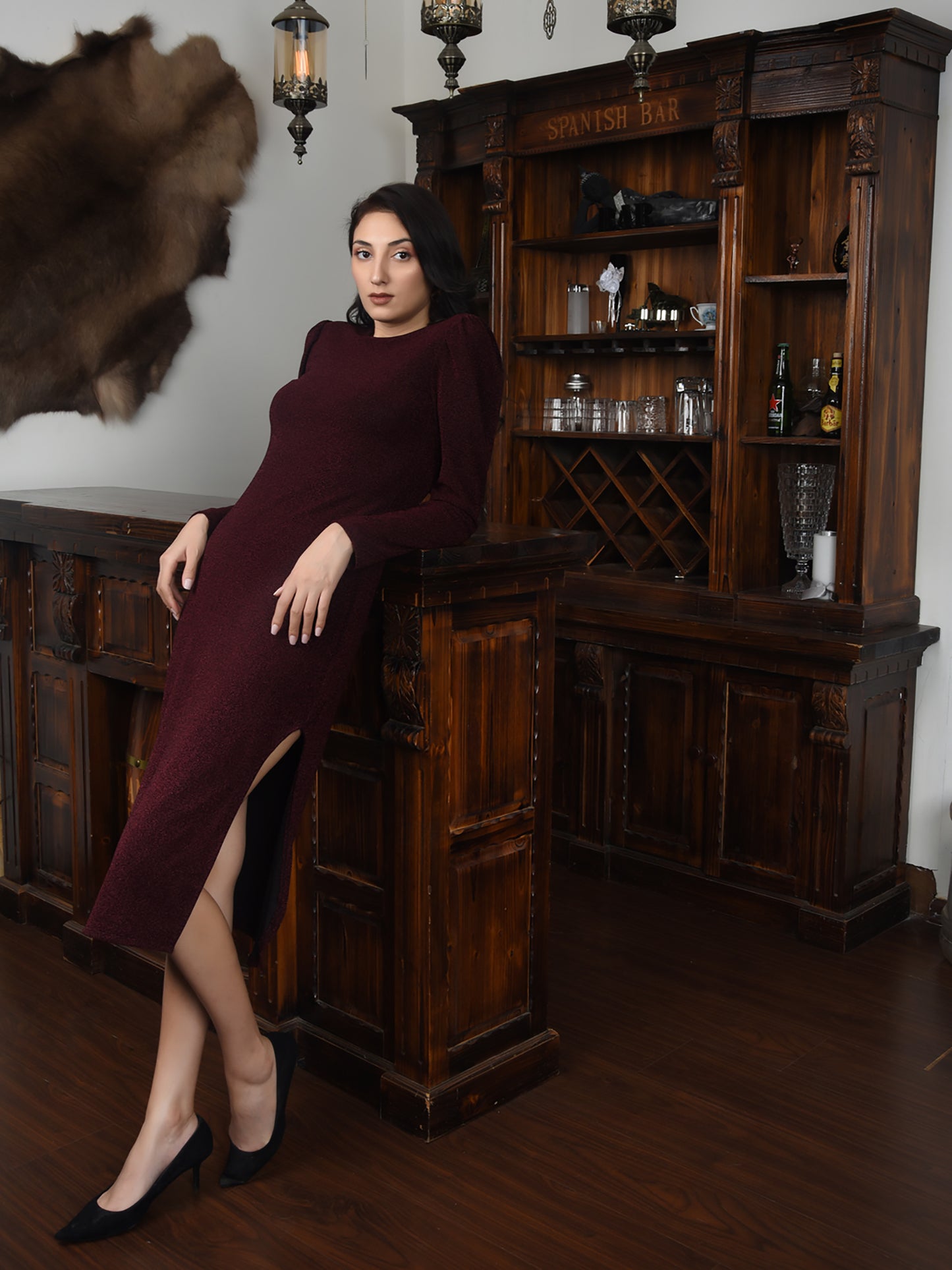 Flawless Women Long Sleeve Bodycon Dress | DIVA