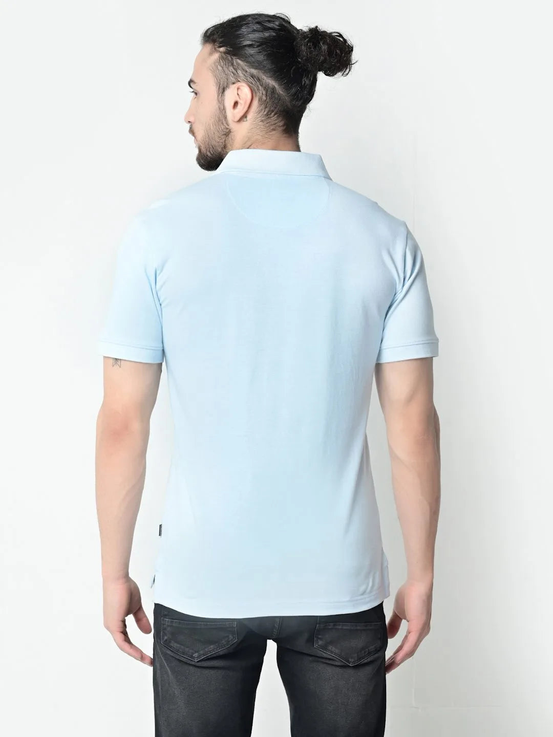 Flawless Men Sky High Organic Polo T-Shirt
