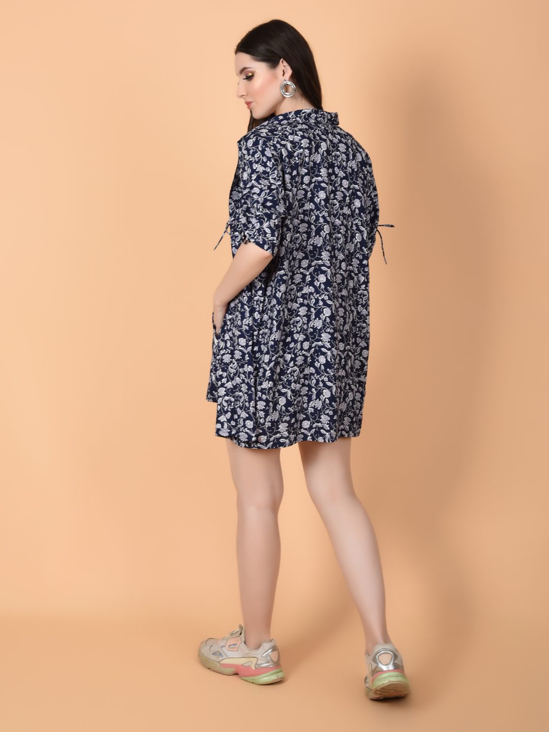 Navy Blue Women Co-ord Set-Let's Go
