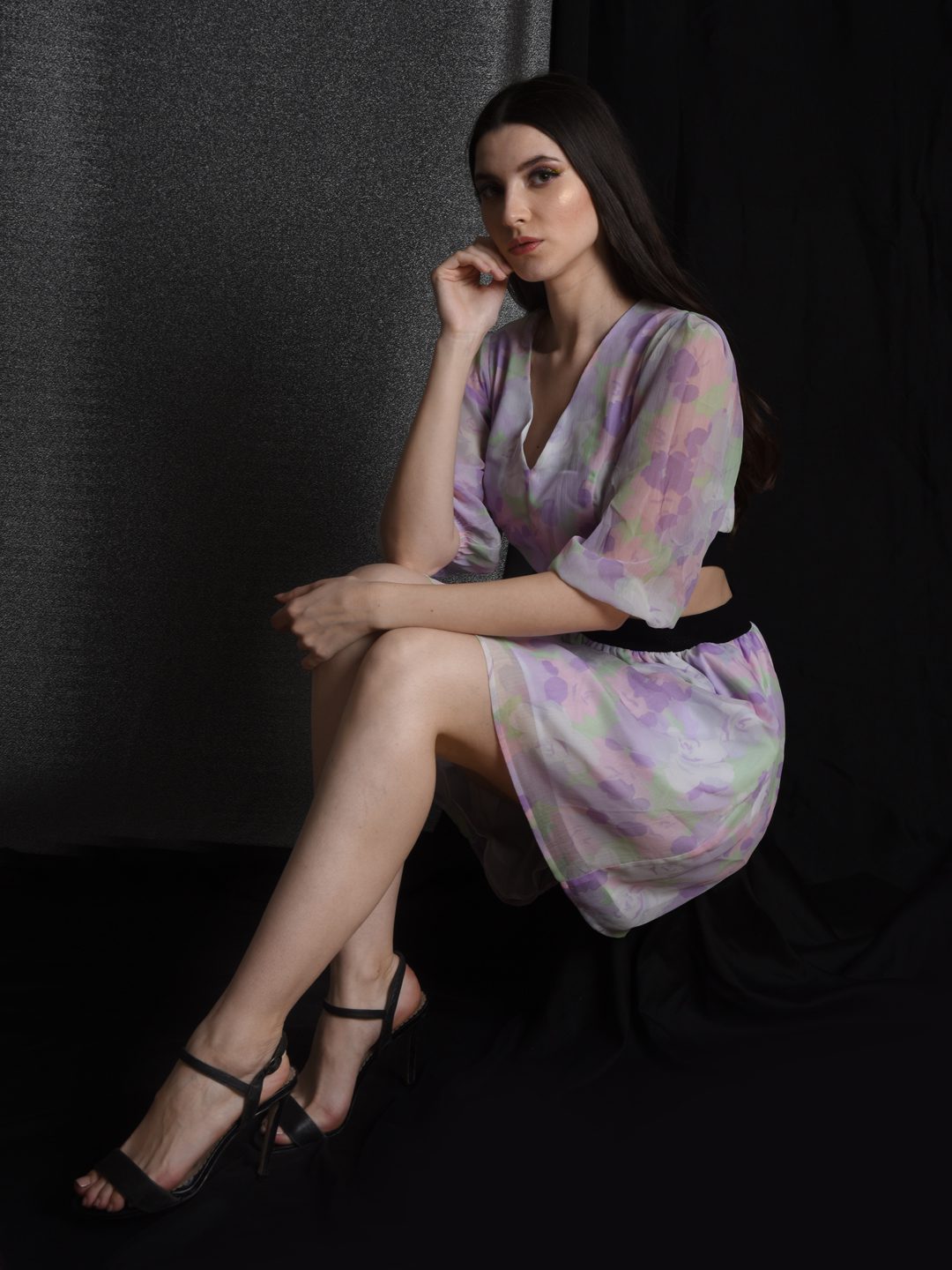 Flawless Multicolour Cutout Dress For Women | JOLLY Being Flawless
