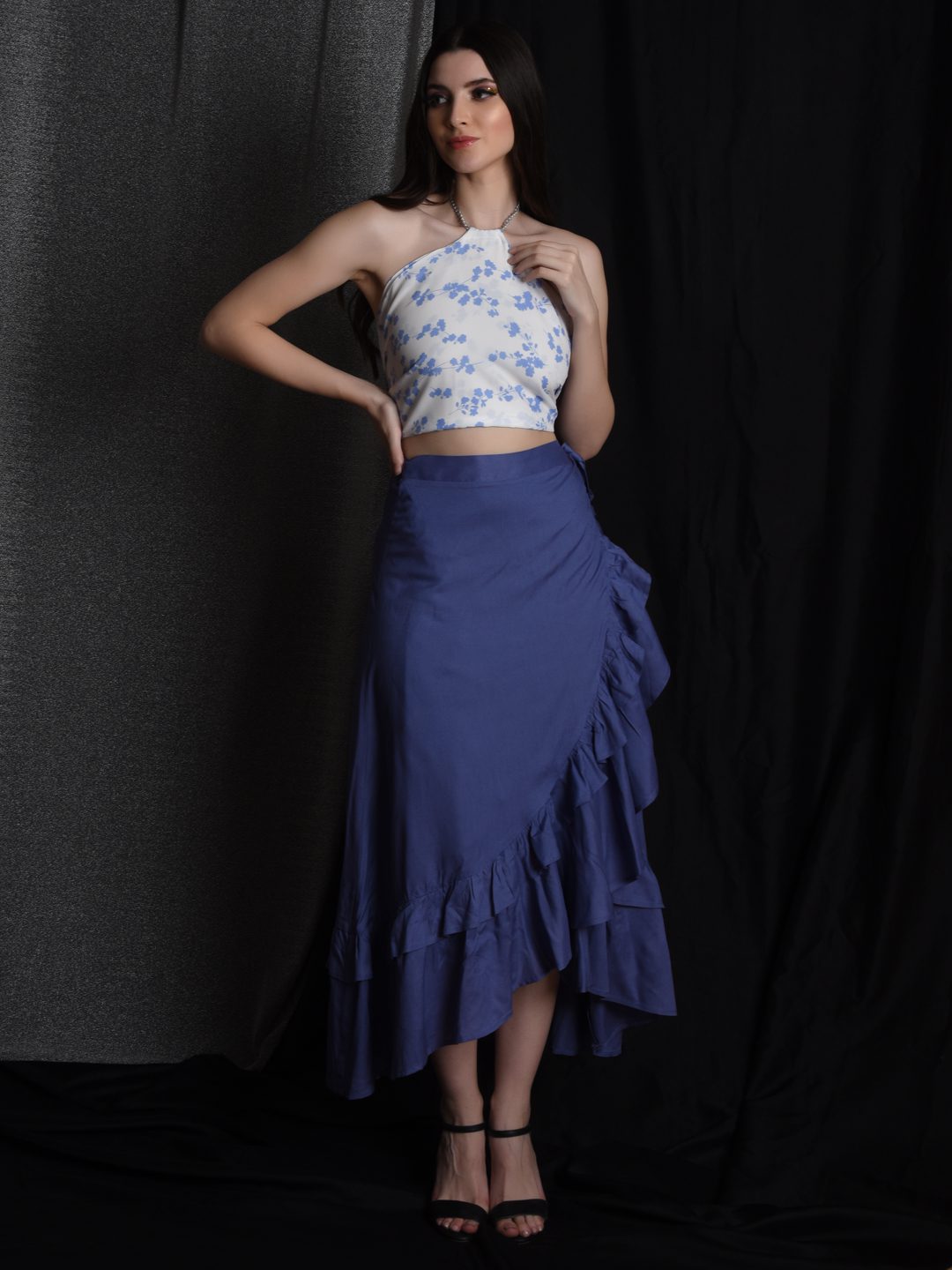 Flawless Women's Lavender Wrap Around Tie Knot Skirt - Stylish and Versatile Fashion