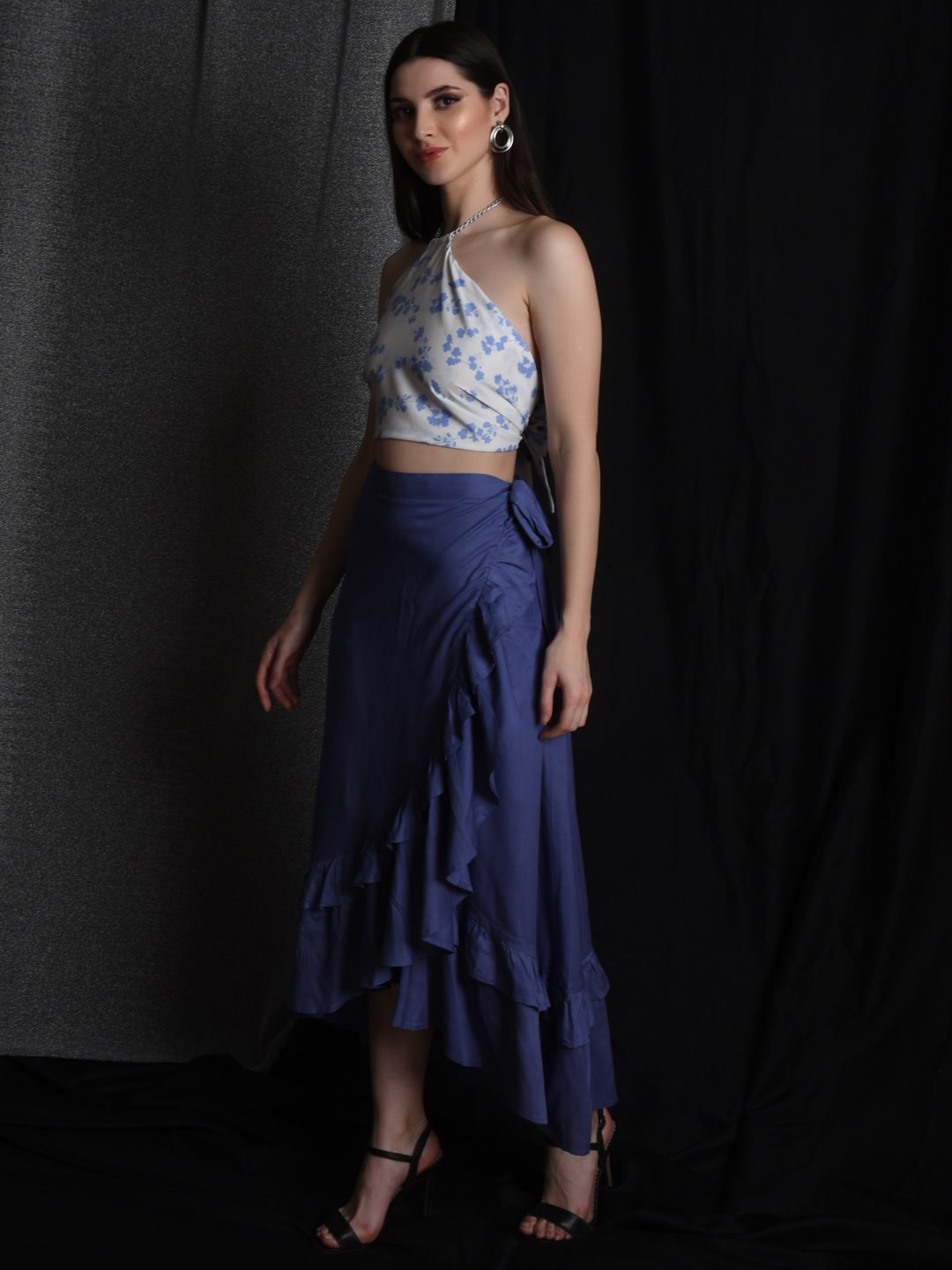 Flawless Women's Lavender Wrap Around Tie Knot Skirt - Stylish and Versatile Fashion