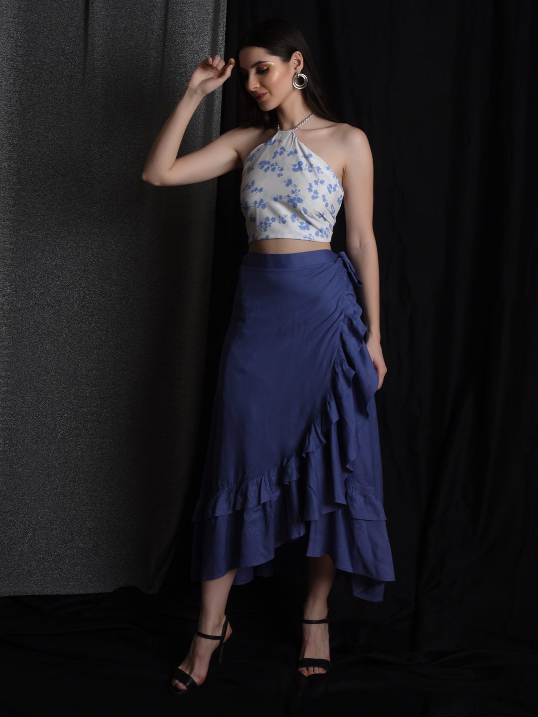 Flawless Women's Lavender Wrap Around Tie Knot Skirt - Stylish and Versatile Fashion