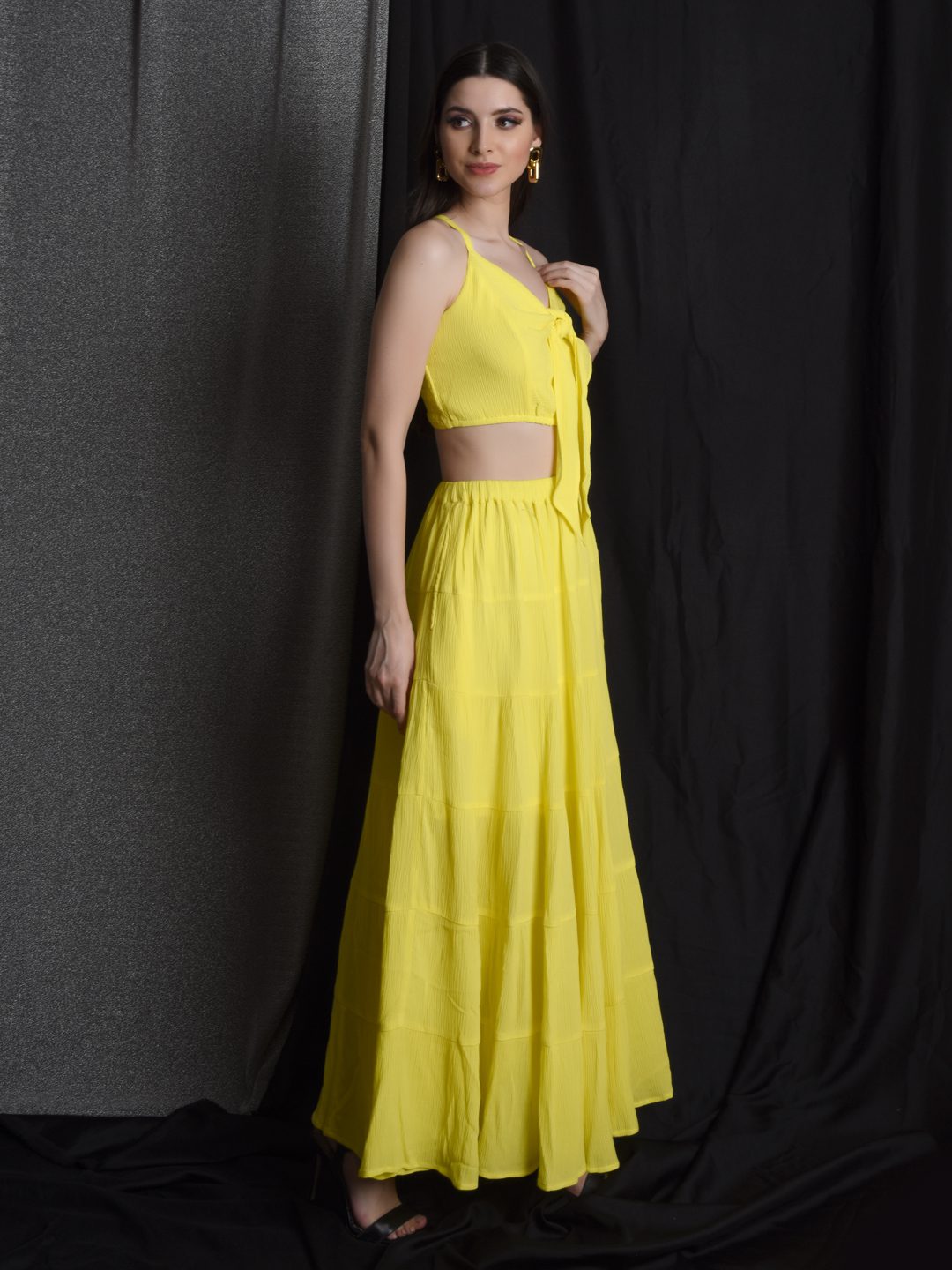 Flawless Women Yellow Co-ord Set | VICTORIA