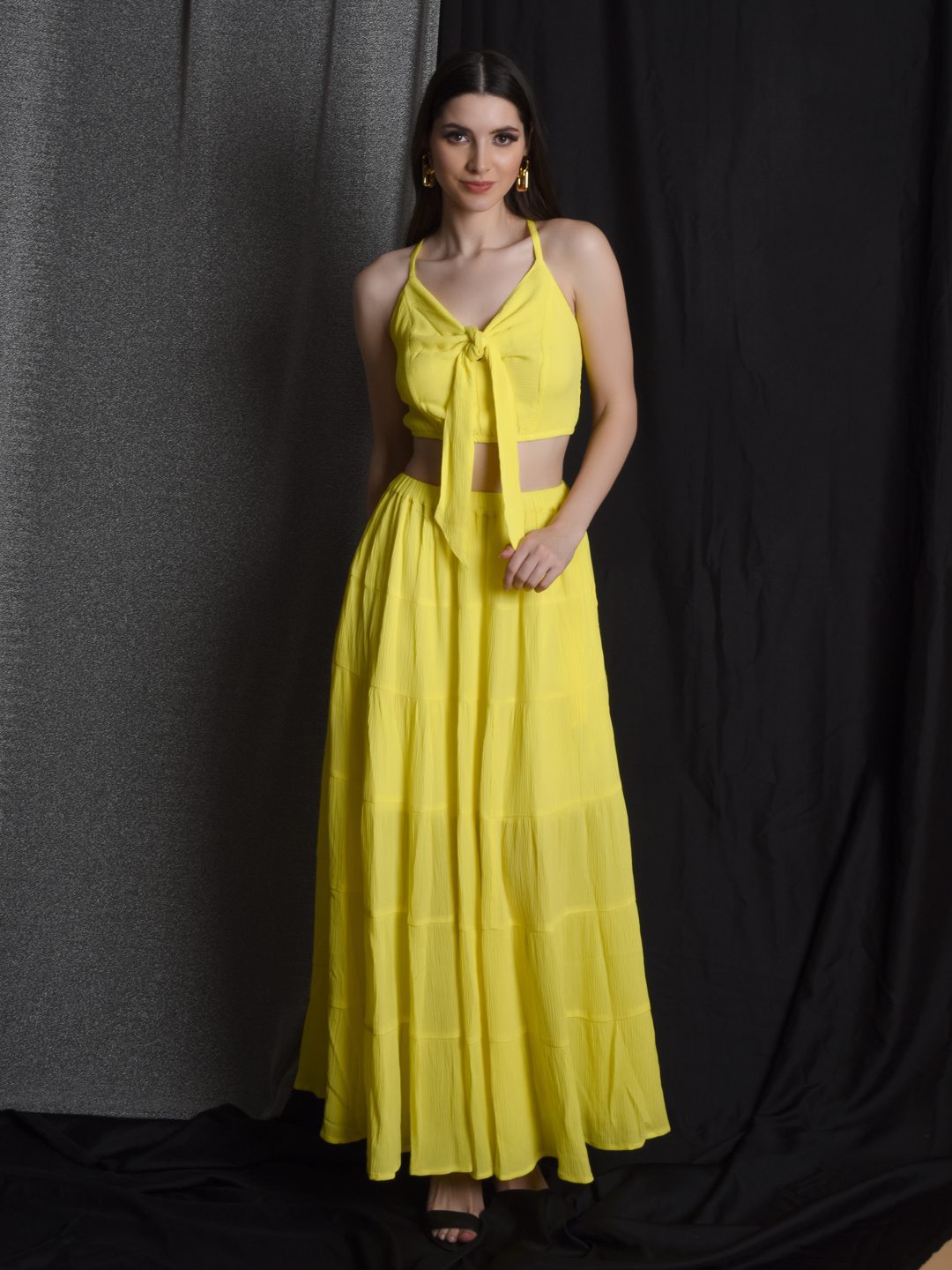 Flawless Women Yellow Co-ord Set | VICTORIA