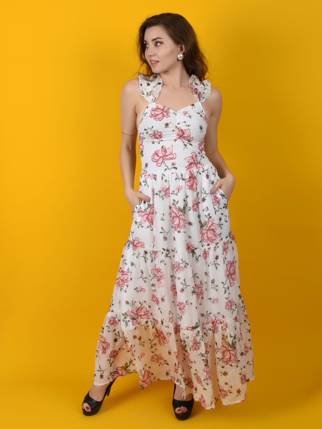 Floral print hotsell beach dresses