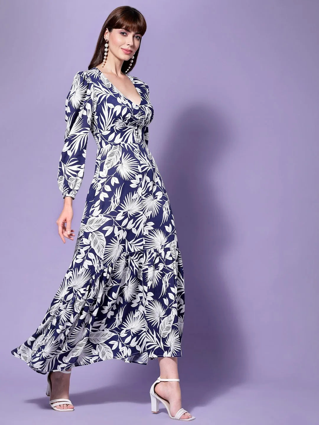Flawless Women Floral Print Maxi Dress | TROPICAL