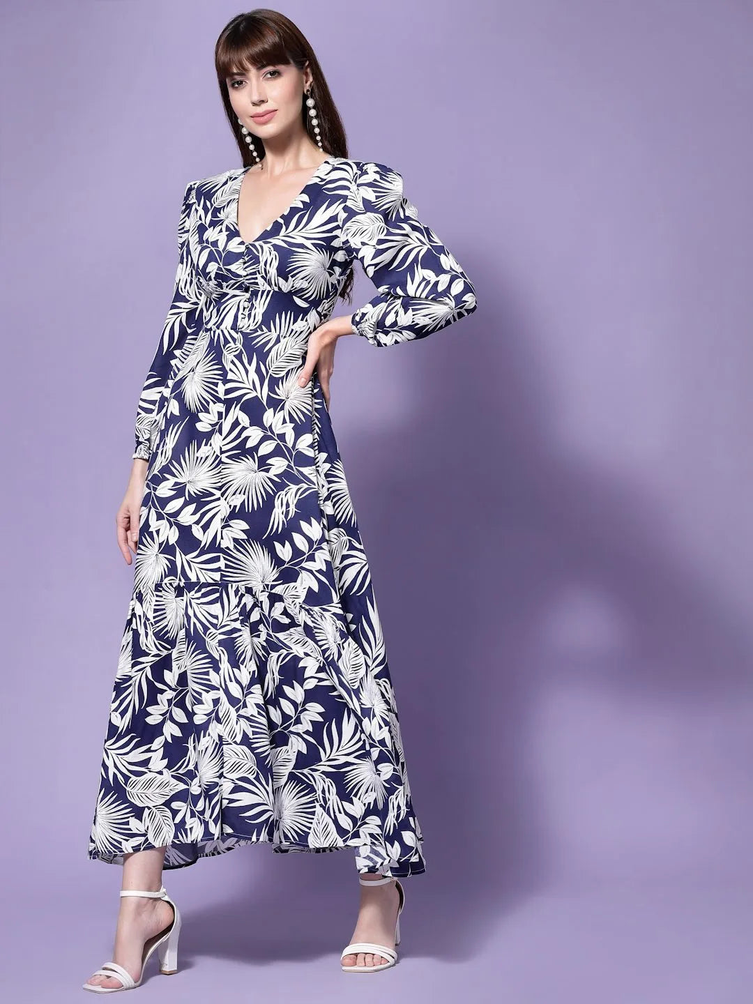 Flawless Women Floral Print Maxi Dress | TROPICAL