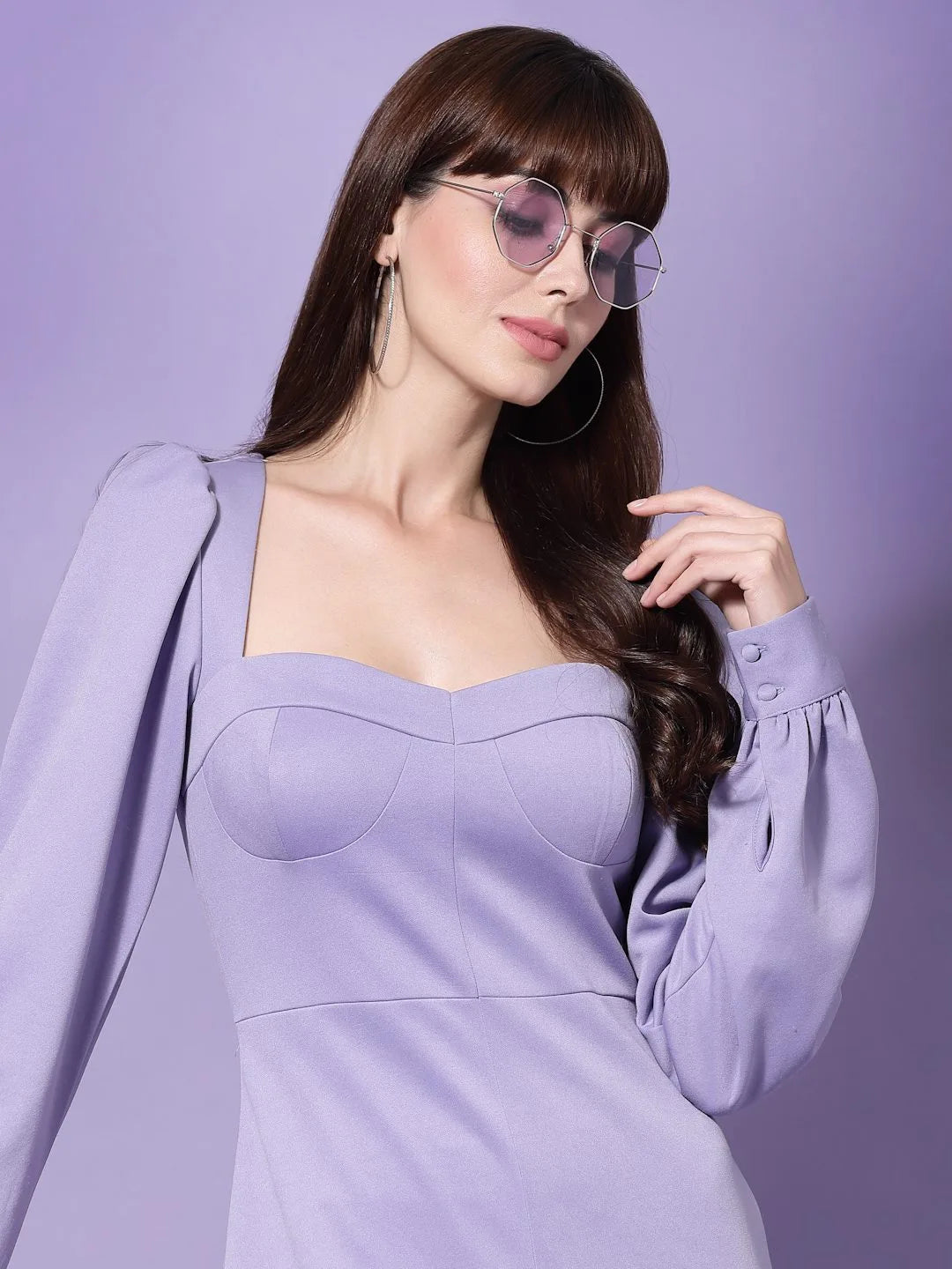 Flawless Women Drag Lavender Dress | JULIA Being Flawless