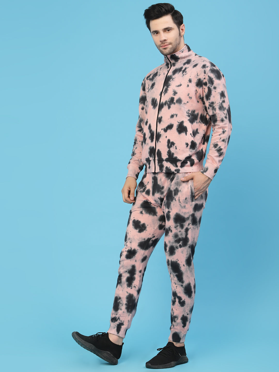 Flawless Men Winter Pink Co-Ord Set | SUNSET Being Flawless