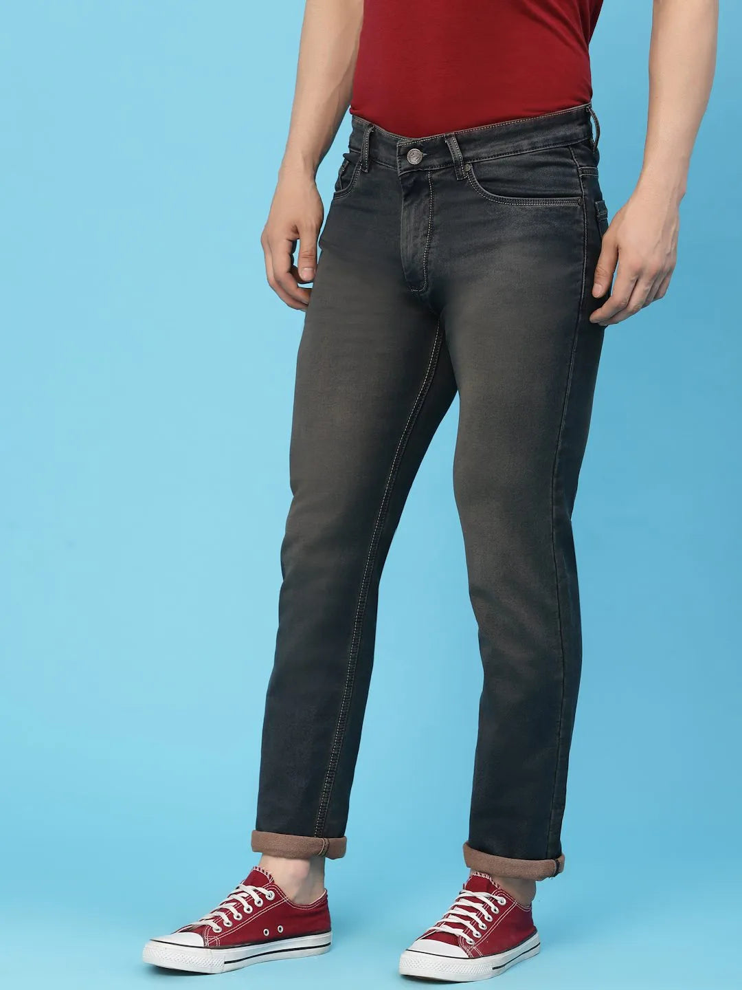 Flawless Men Mid Blue Denim