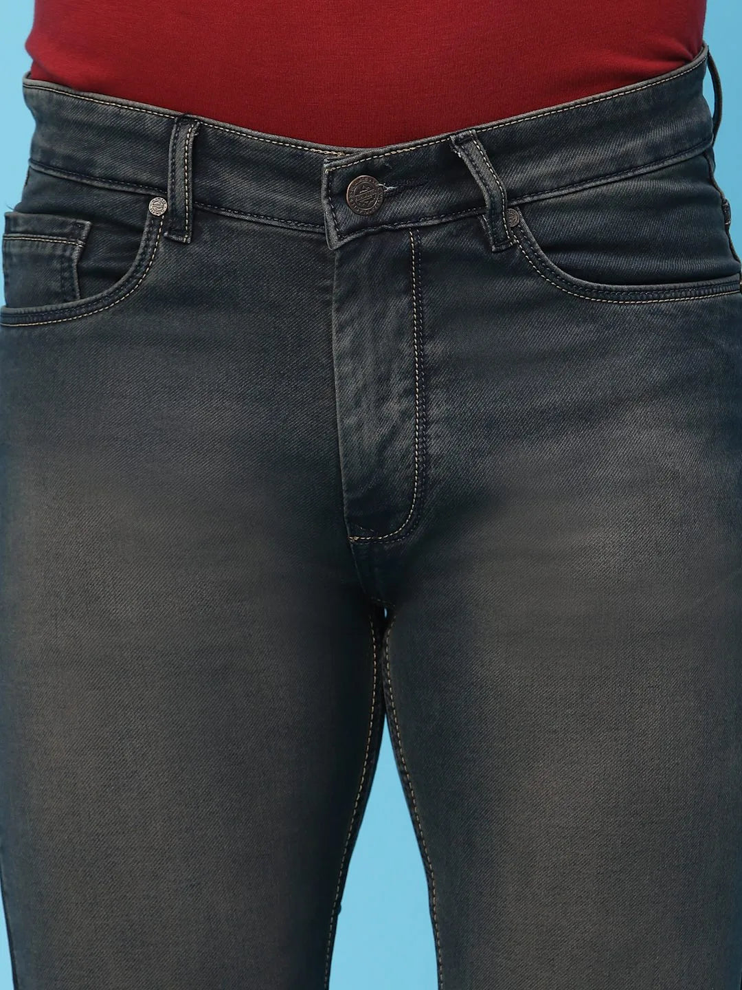 Flawless Men Mid Blue Denim