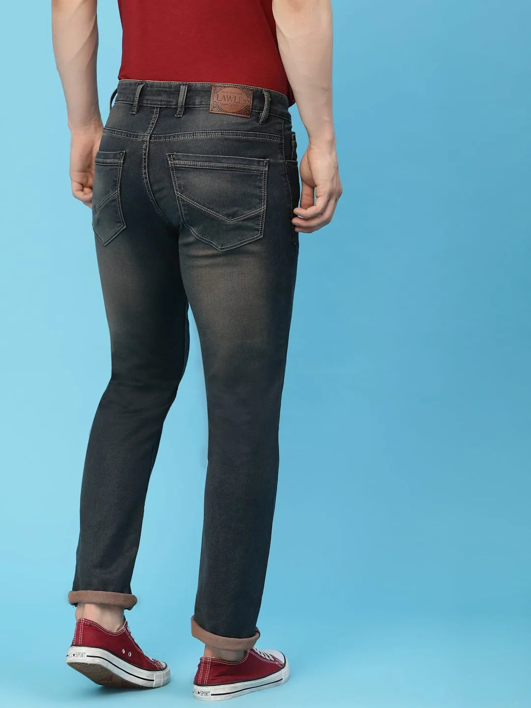 Flawless Men Mid Blue Denim