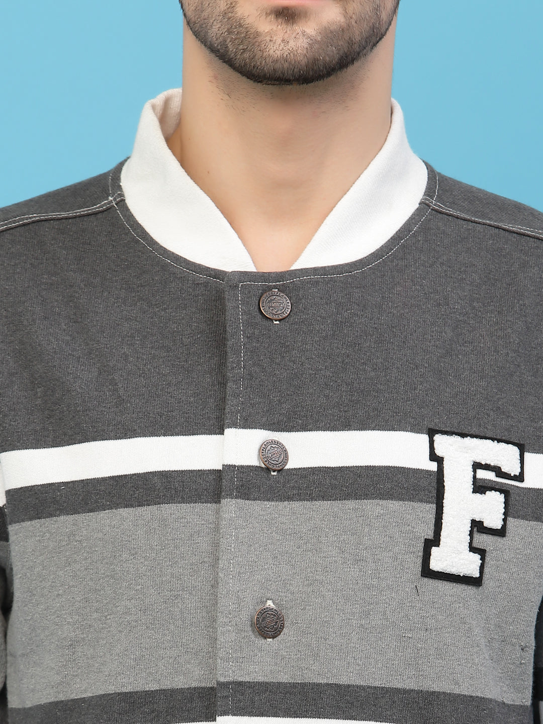 Flawless Men Multi-Color Cotton Bomber Jacket Being Flawless