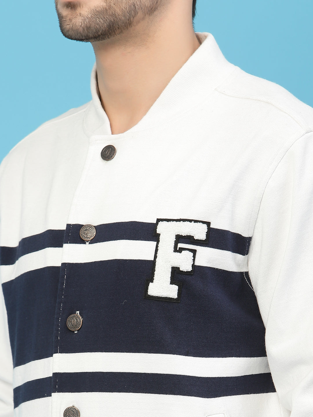 Flawless Men Multi-Color Cotton Bomber Jacket Being Flawless