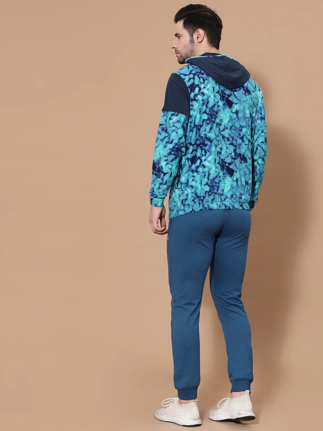 Flawless Men Blue Printed Sweatshirt