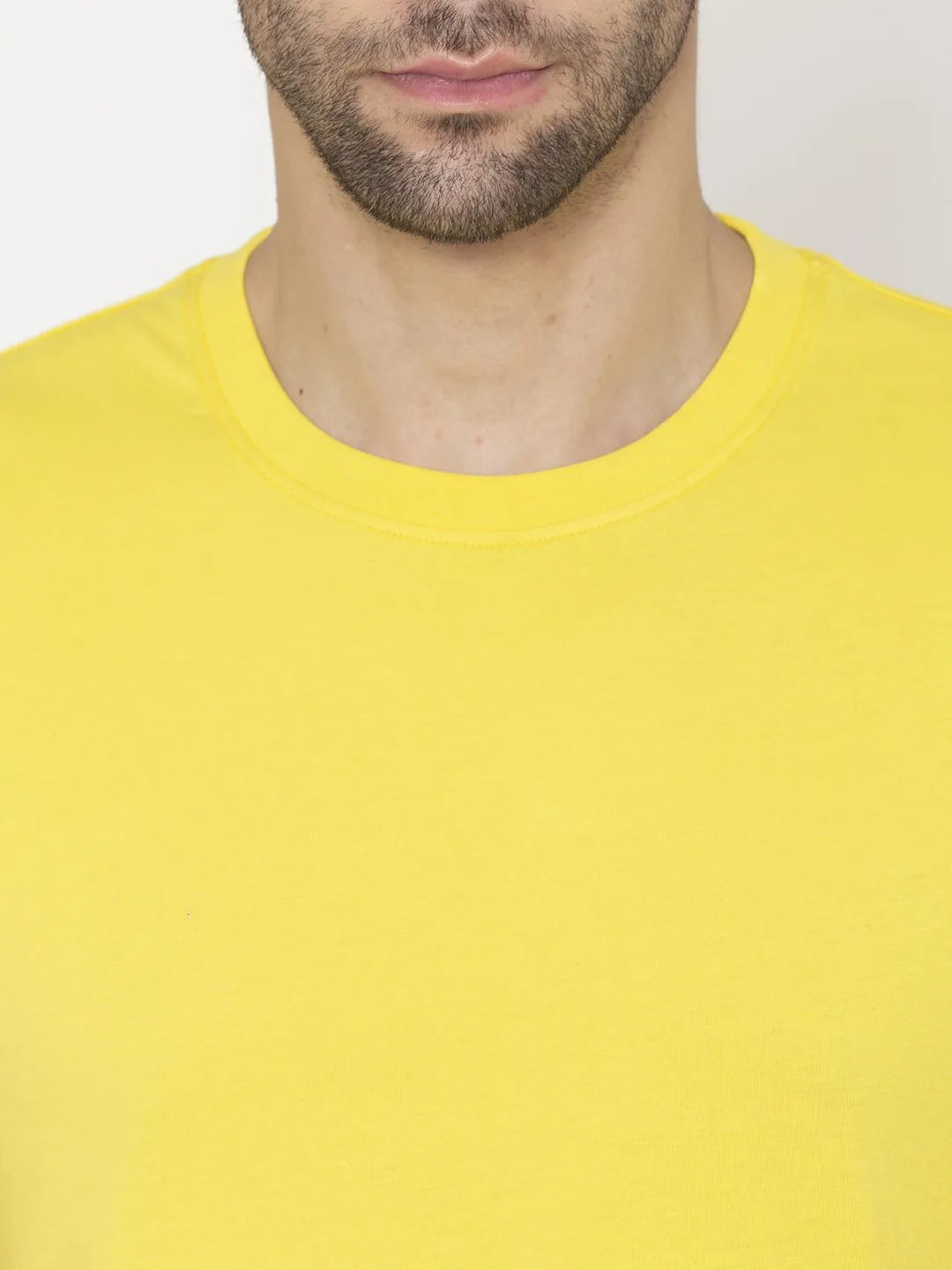 Flawless Men's Basic Yellow T-shirt Bright | MONDEY