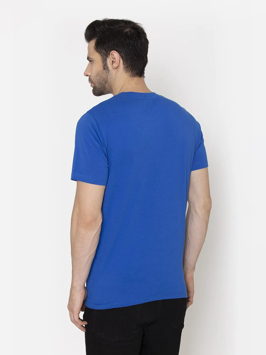 Flawless Men's Bold Blue T-shirt