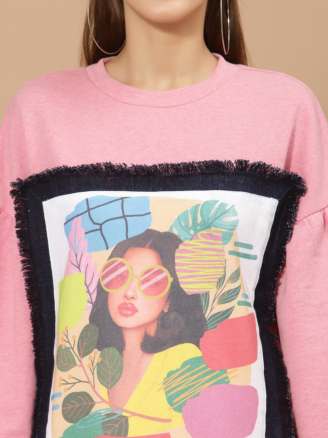 Flawless Women Pink Cotton T-Shirt Dress | JESSICA Being Flawless