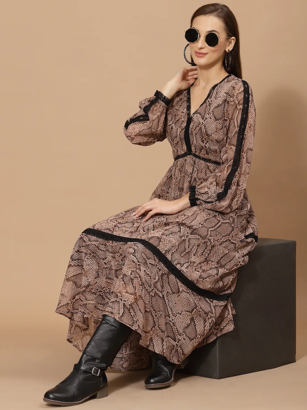 Flawless Flawless Women Animal Printed Dress | SARAH