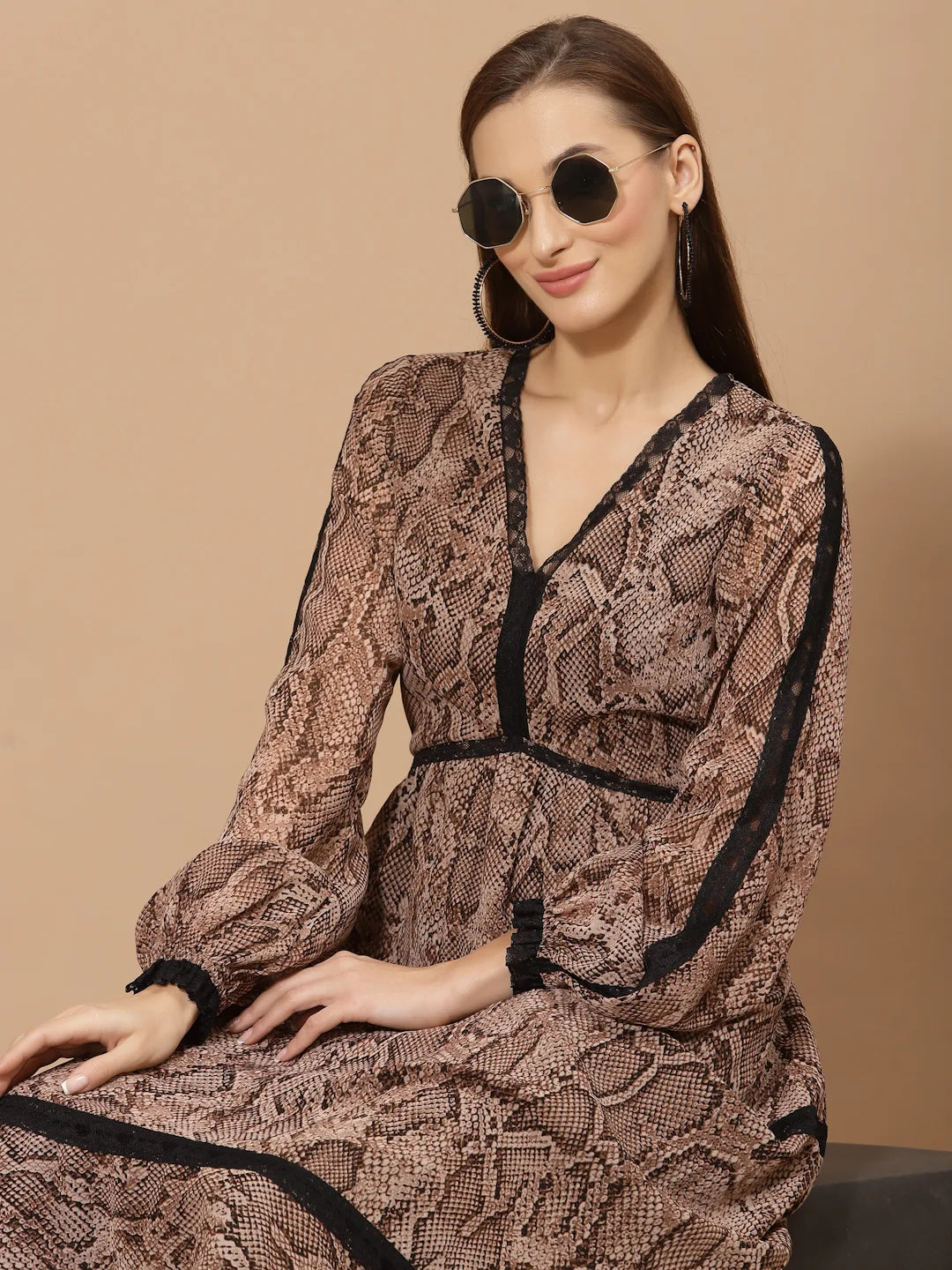 Flawless Flawless Women Animal Printed Dress | SARAH