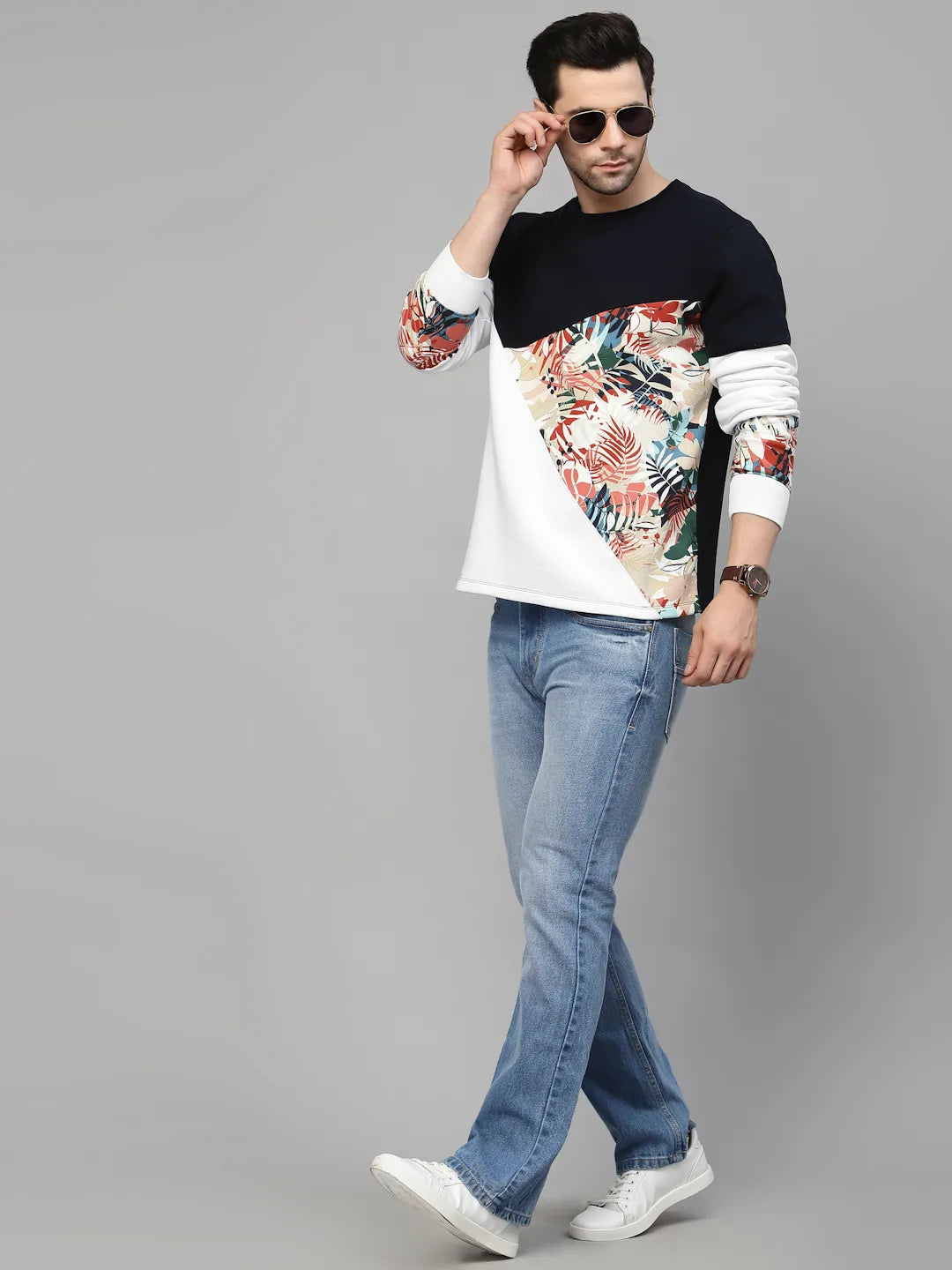 Flawless Men's Printed Sweatshirt | ADAM Being Flawless