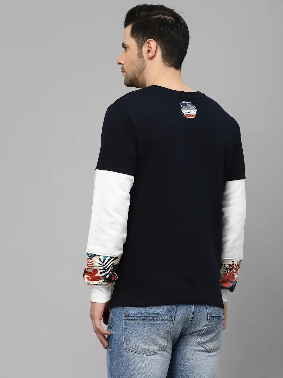 Flawless Men's Printed Sweatshirt | ADAM Being Flawless