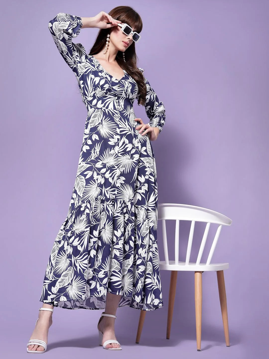 Flawless Women Floral Print Maxi Dress | TROPICAL Being Flawless