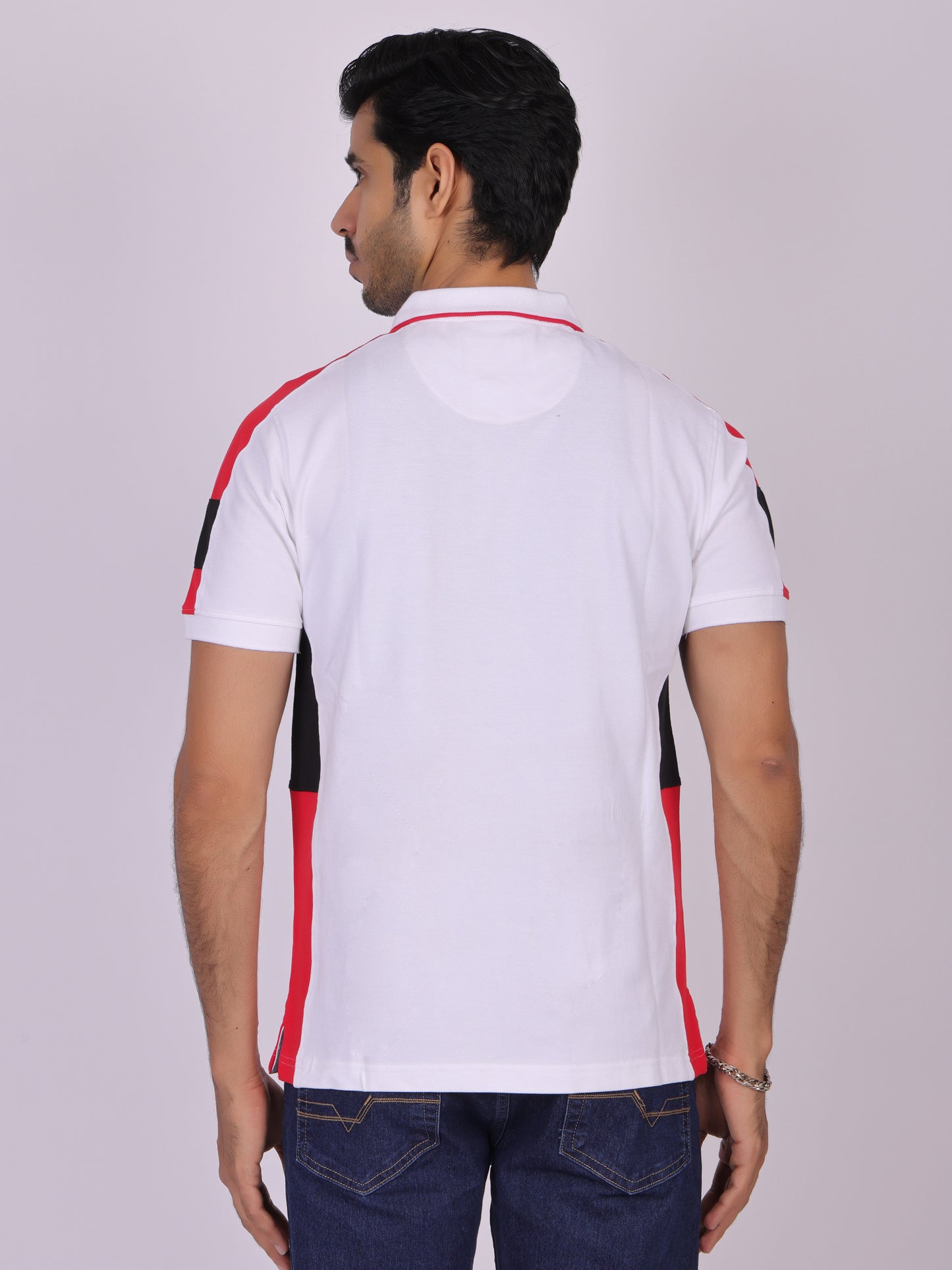 Classic White Cotton  Polo T-Shirt for Men Being Flawless