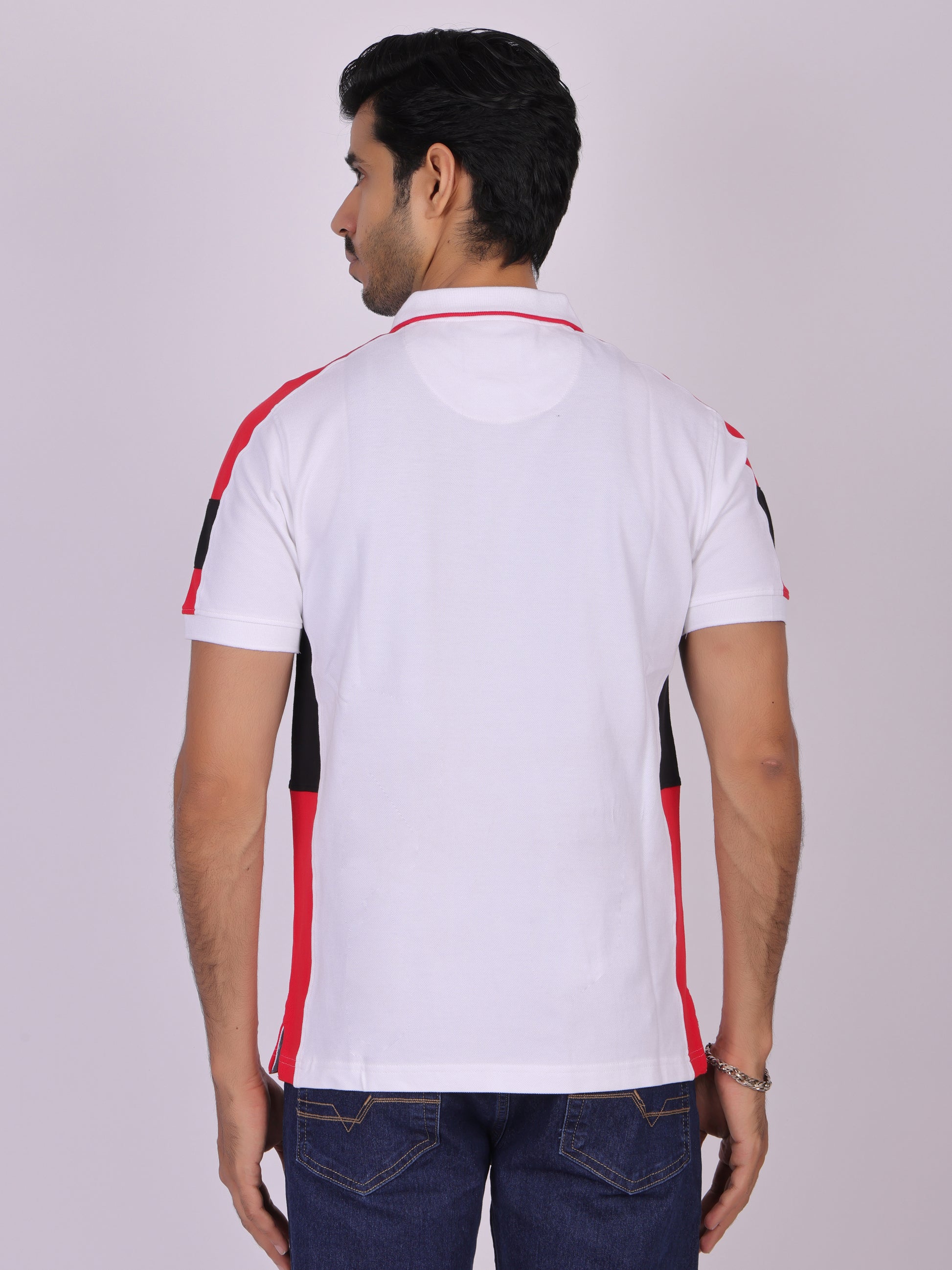 Classic White Cotton  Polo T-Shirt for Men Being Flawless