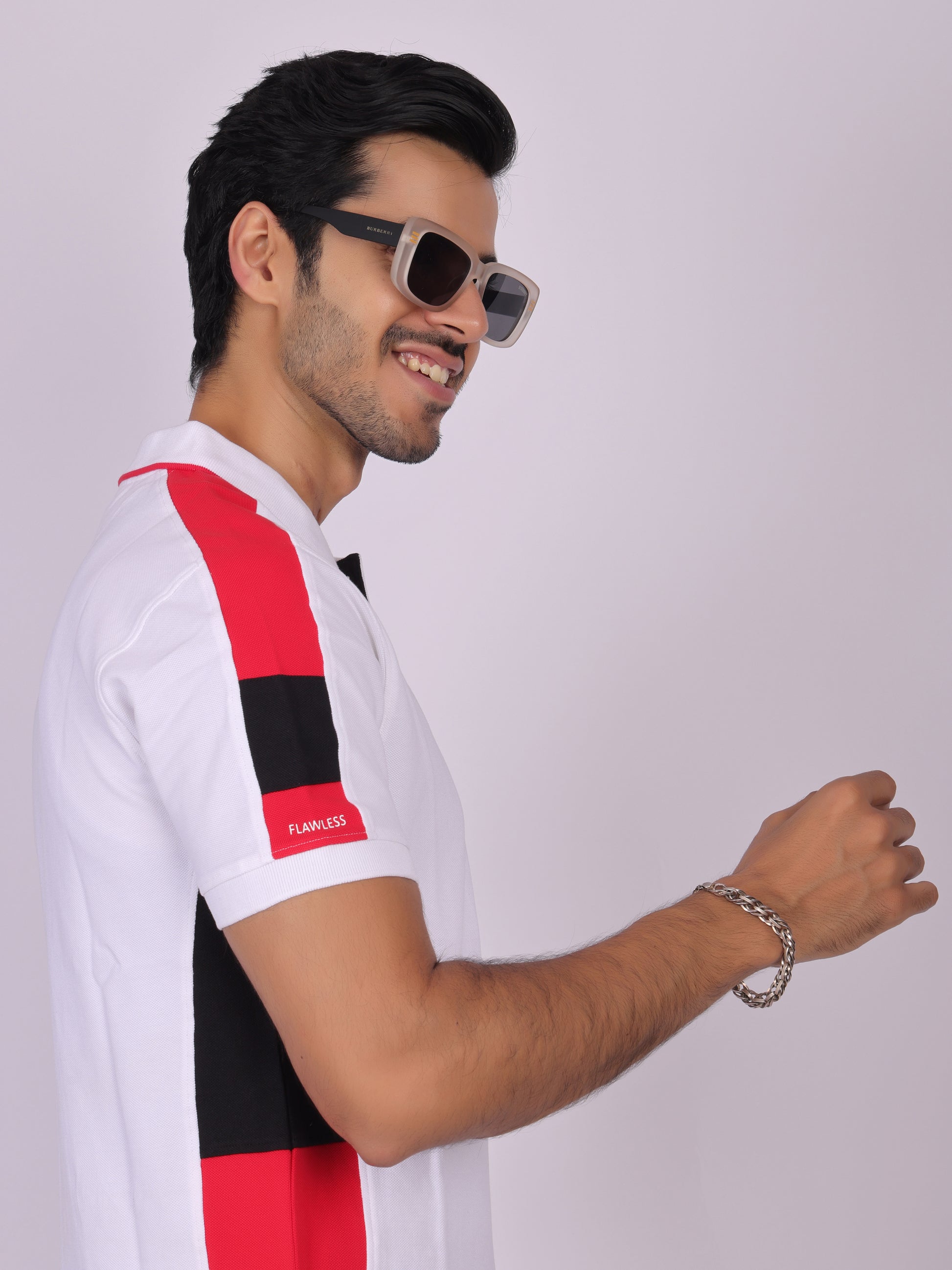 Classic White Cotton  Polo T-Shirt for Men Being Flawless