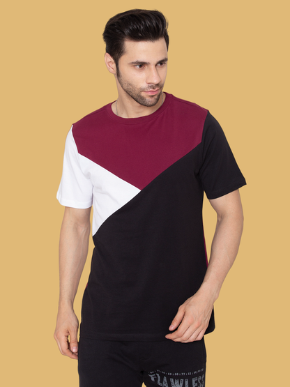 Flawless Men Multicolor Casual T-Shirt | SUNDAY Being Flawless