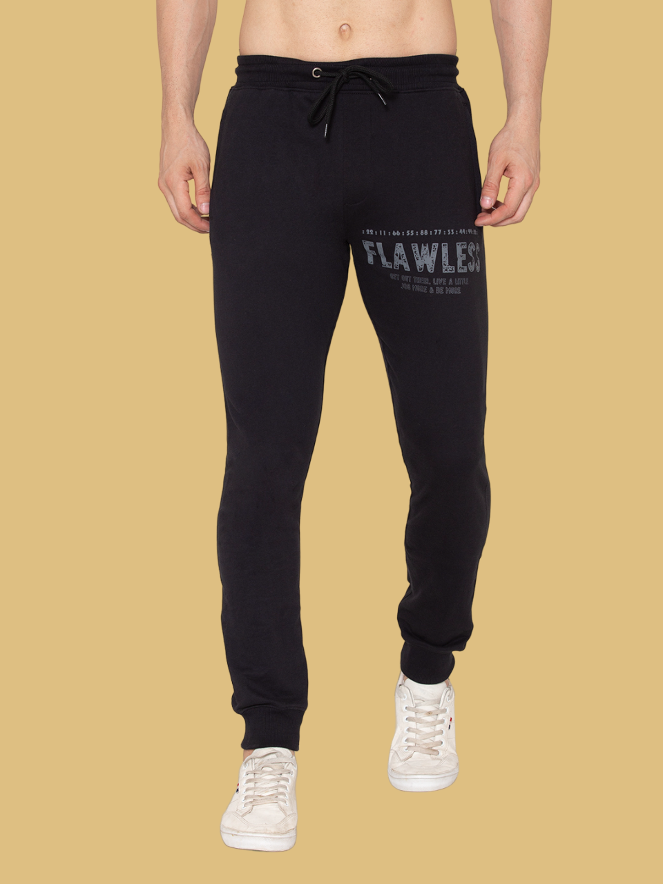 Flawless Men's Black Joggers Being Flawless