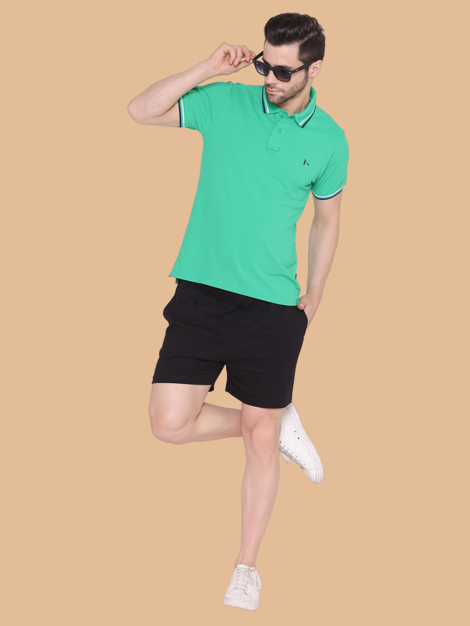 Flawless Men Organic Cotton Polo T-Shirt Being Flawless