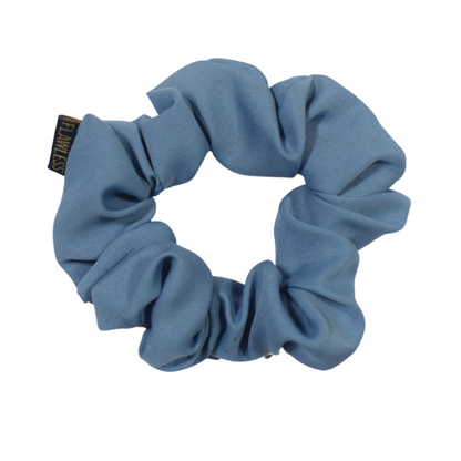 Flawless Versatile Blue Scrunchies in Polycrepe (Pack of 2) Being Flawless