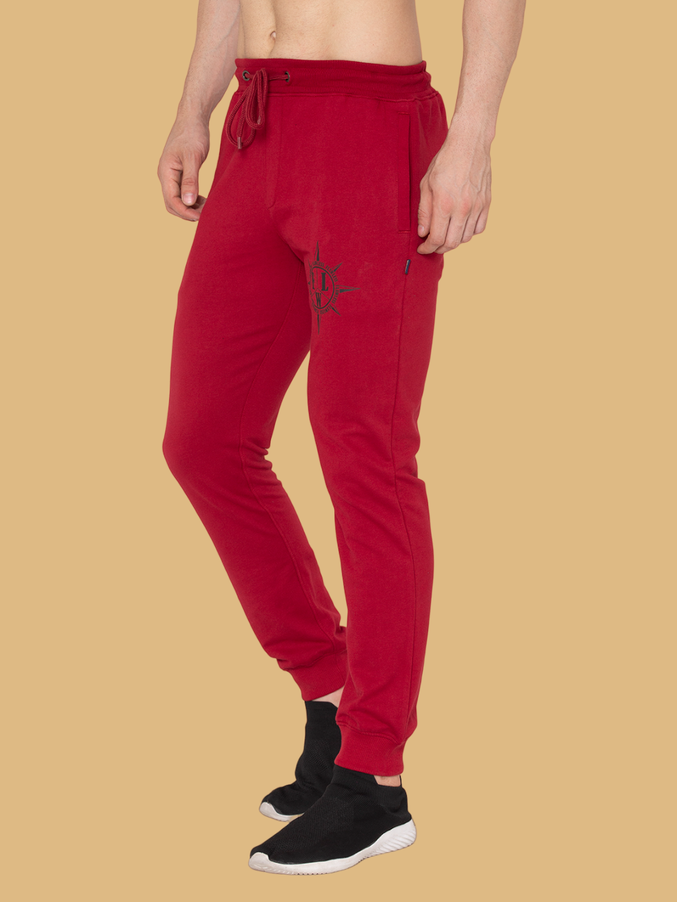 Flawless Men Rush Red Jogger Being Flawless