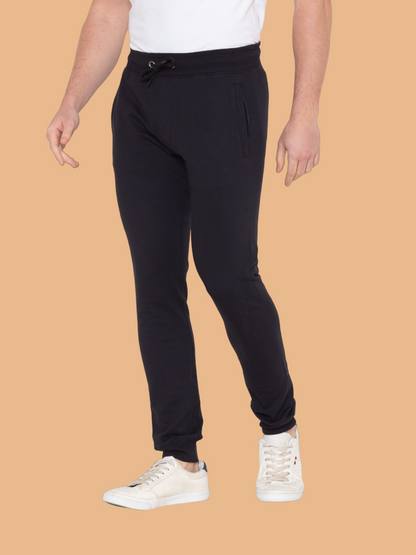 Flawless Men's Black solid Jogger Being Flawless