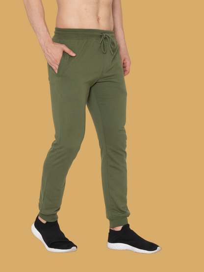 Flawless Men Olive Optimistic Joggers Being Flawless