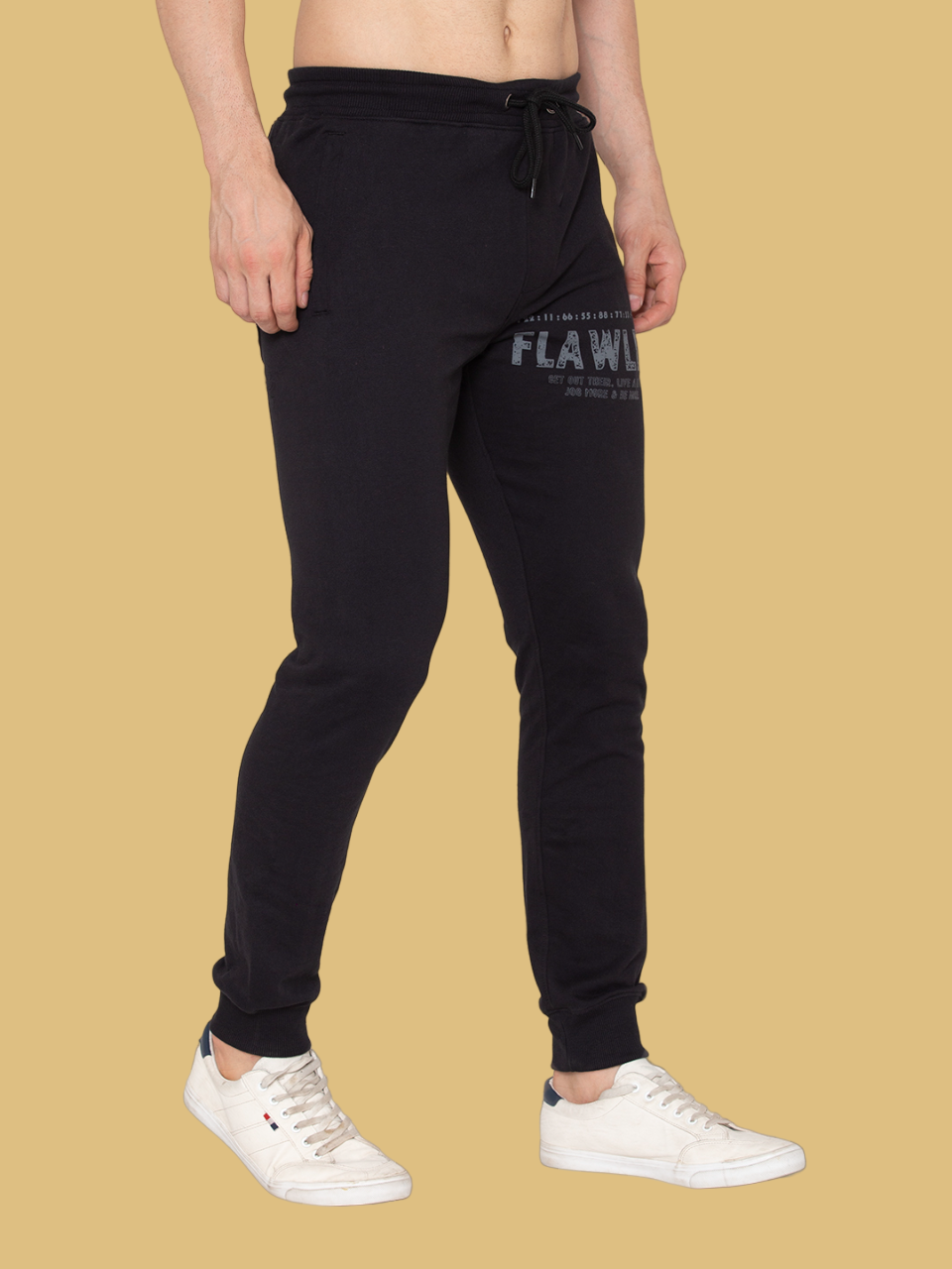 Flawless Men's Black Joggers Being Flawless