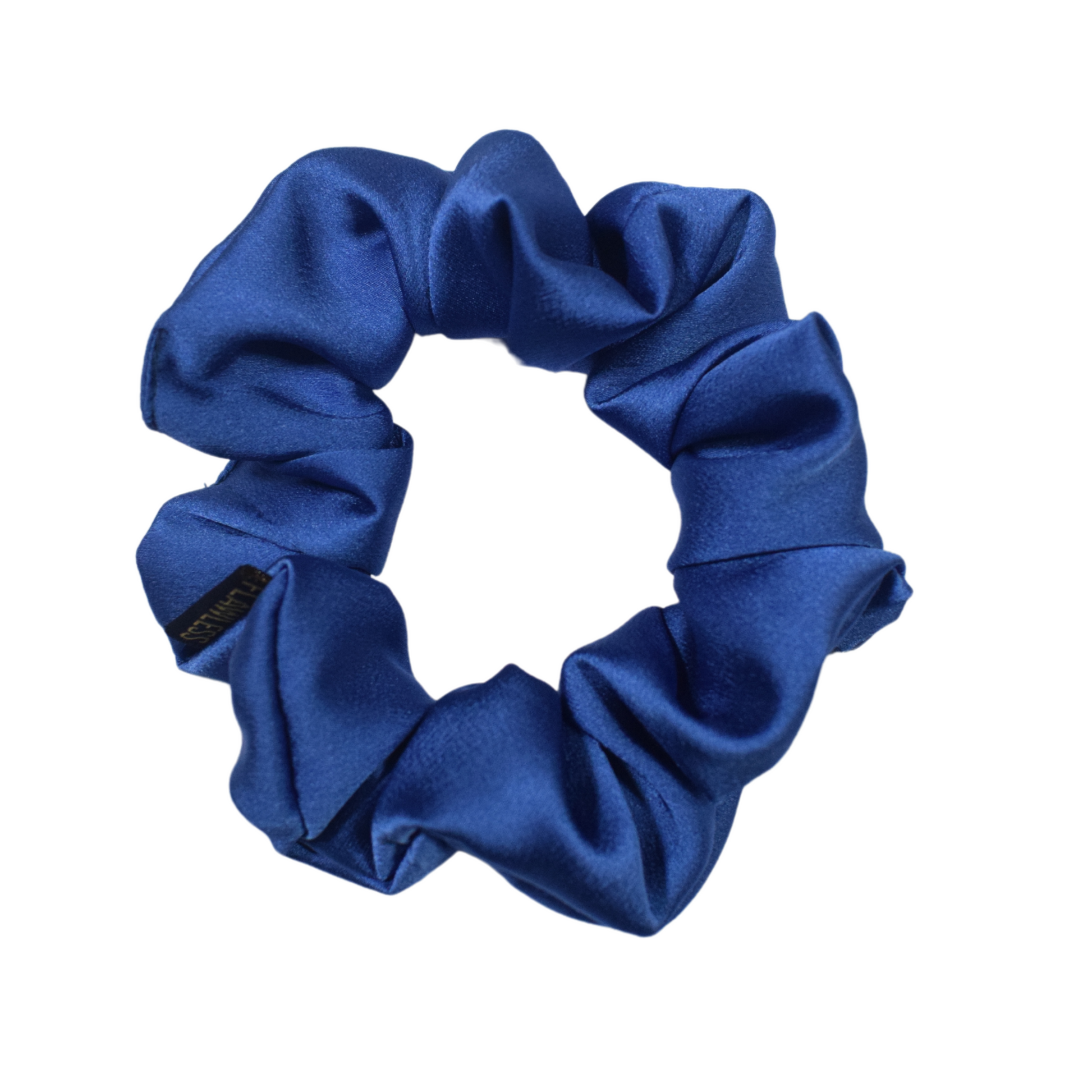 Flawless Blue Satin scrunchies set for women Girls Being Flawless