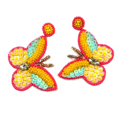 Flawless Handmade Parrot Beaded Earrings For Women & Girls Being Flawless