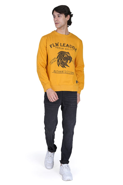 Flawless Men's Supreme Mustard Sweatshirt Being Flawless